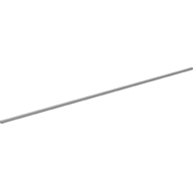 light bluish gray hose rigid 3mm d 38l 30.4cm