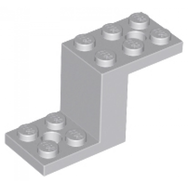 light bluish gray bracket 5 x 2 x 2 1 3 with 2 holes and bottom stud holder