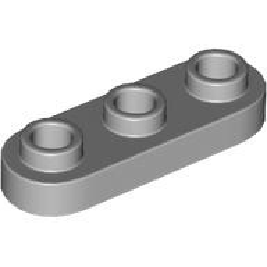 light bluish gray plate round 1 x 3 with open studs