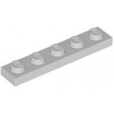 light bluish gray plate 1 x 5