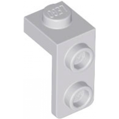 light bluish gray bracket 1 x 1 - 1 x 2