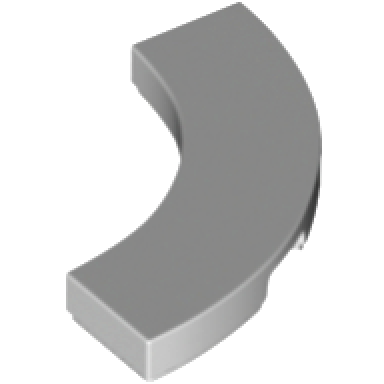 light bluish gray tile round corner 3 x 3 macaroni