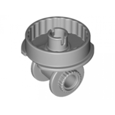 light bluish gray technic rotation joint disk with large pin and 2 small rotation joints