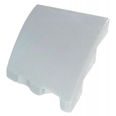 light bluish gray wedge 3 x 2 right no studs