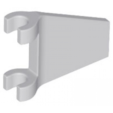 light bluish gray flag 2 x 2 trapezoid with flared edge