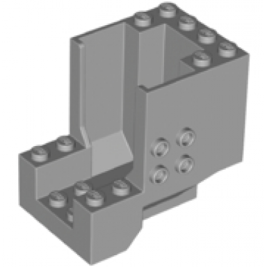 light bluish gray cockpit 6 x 4 x 4 2 3