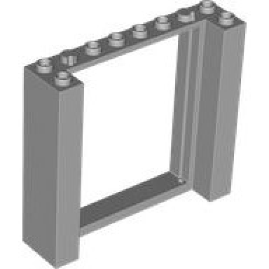 light bluish gray door frame 2 x 8 x 6