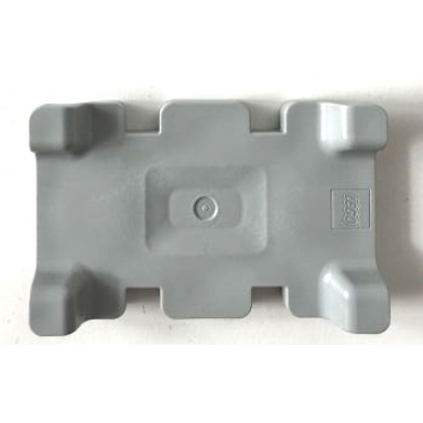 light bluish gray technic weight 7 x 11 x 2 solid