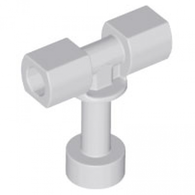 light bluish gray bar holder double with stud holder