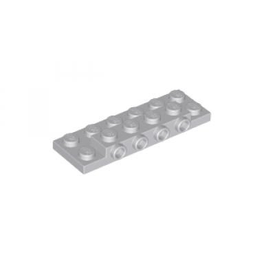 light bluish gray plate modified 2 x 6 x 2 3 with 4 studs on side