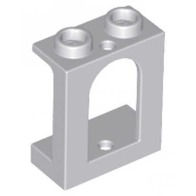 light bluish gray window 1 x 2 x 2 castle