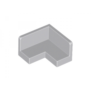 light bluish gray panel 2 x 2 x 1 corner