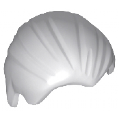 light bluish gray minifigure hair combed front to rear