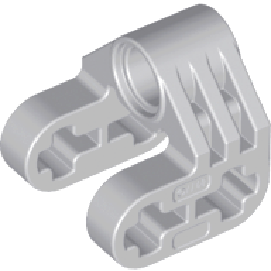 light bluish gray technic axle and pin connector perpendicular split