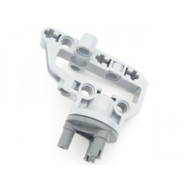 light bluish gray technic steering portal axle housing with dark bluish gray wheel hub 3 pins round 92908 92909