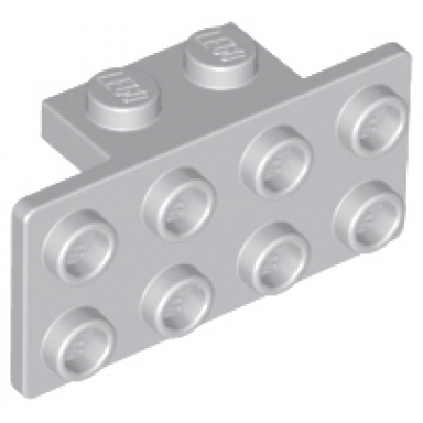 light bluish gray bracket 1 x 2 - 2 x 4