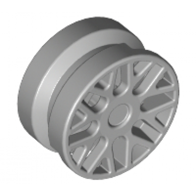 light bluish gray wheel 11mm d x 6mm with 8 y spokes