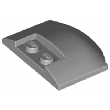 light bluish gray wedge 3 x 4 x 2 3 triple curved
