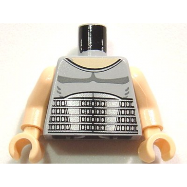 light bluish gray torso spider-man dr octavius pattern light nougat arms light nougat hands