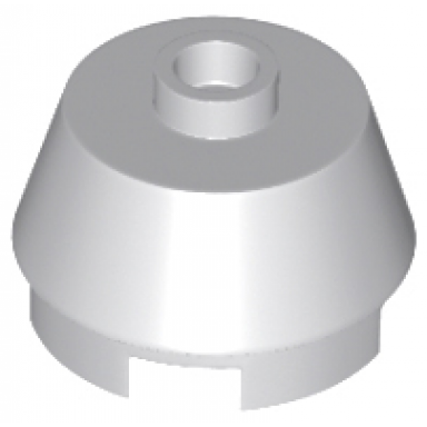 light bluish gray cone 2 x 2 truncated