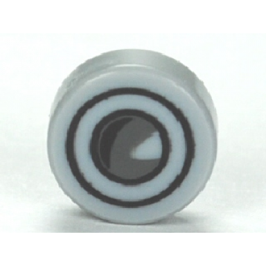 light bluish gray tile round 1 x 1 with headlight pattern