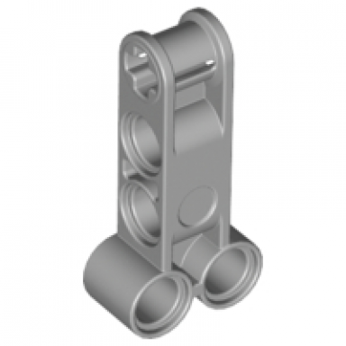light bluish gray technic axle and pin connector perpendicular double 4l