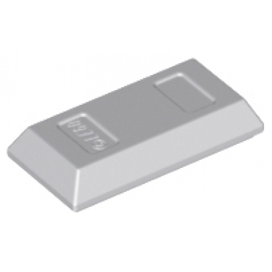 light bluish gray minifigure utensil ingot bar