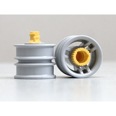 light bluish gray duplo toolo wheel with action wheeler screw short