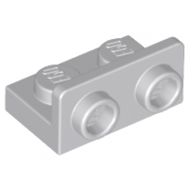 light bluish gray bracket 1 x 2 - 1 x 2 inverted