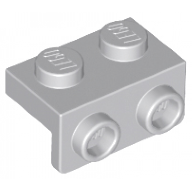 light bluish gray bracket 1 x 2 - 1 x 2