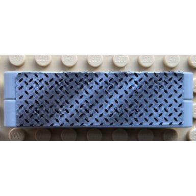 light bluish gray stickered assembly 7 x 2 with tread plate pattern sticker - set 8285 - 2 technic liftarm thick 1 x 7 2 technic pin with friction ridges