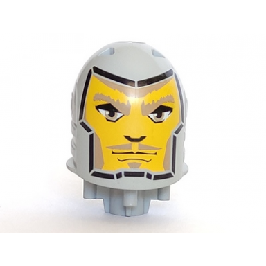 light bluish gray large figure head with danju pattern