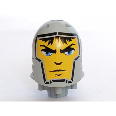 light bluish gray large figure head with jayko pattern