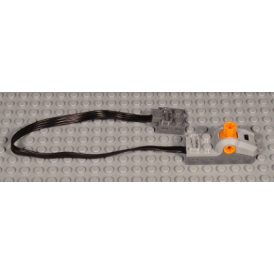 light bluish gray electric pole reverser polarity switch with black lead power functions