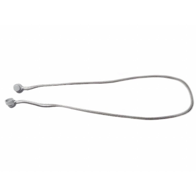 light bluish gray string with end studs 40l overall with same color studs pattern