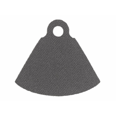 dark bluish gray minifigure cape cloth stepped shoulders with single top hole - spongy stretchable fabric