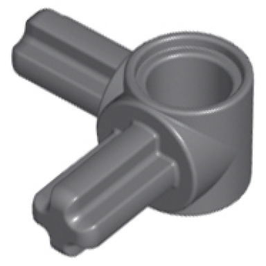 dark bluish gray technic axle and pin connector hub with 2 perpendicular axles
