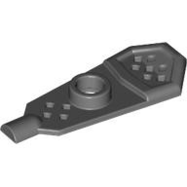 dark bluish gray minifigure footgear snowshoe - short front end