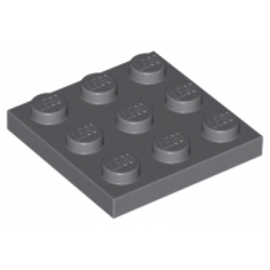 dark bluish gray plate 3 x 3