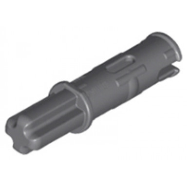 dark bluish gray technic axle 1l with pin 2l with friction ridges