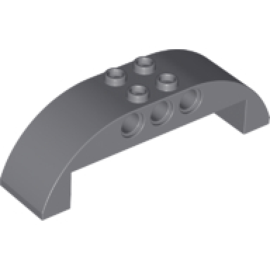 dark bluish gray slope curved 8 x 2 x 2 double