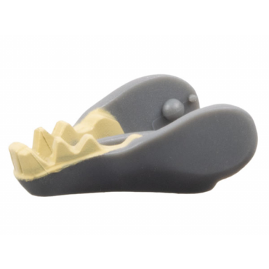 dark bluish gray warg jaw lower with tan teeth pattern