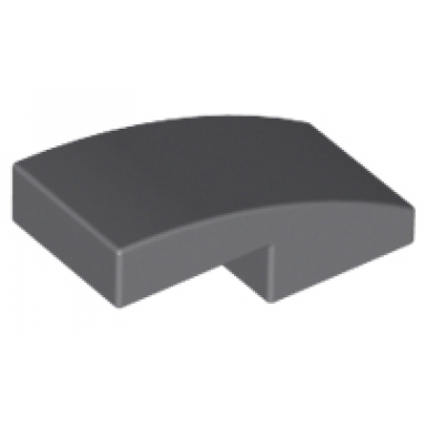 dark bluish gray slope curved 2 x 1 x 2 3