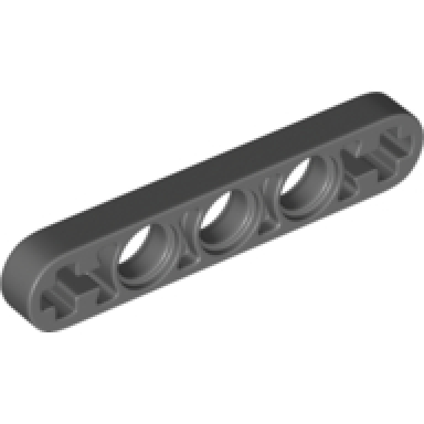dark bluish gray technic liftarm thin 1 x 5 - axle holes