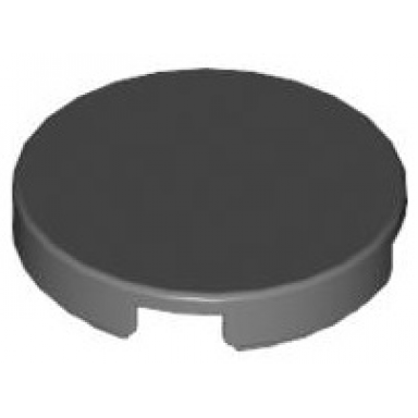 dark bluish gray tile round 2 x 2 with bottom stud holder
