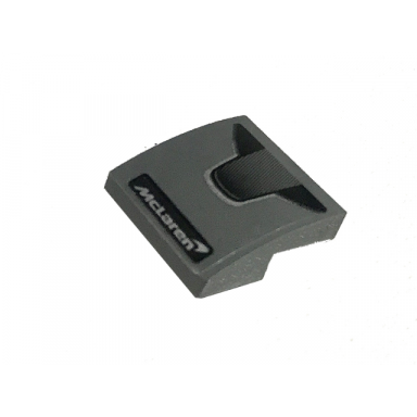 dark bluish gray slope curved 2 x 2 x 2 3 with mclaren logo pattern sticker - set 75892