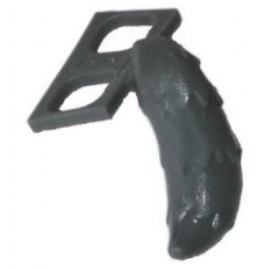 dark bluish gray minifigure costume tail fluffy