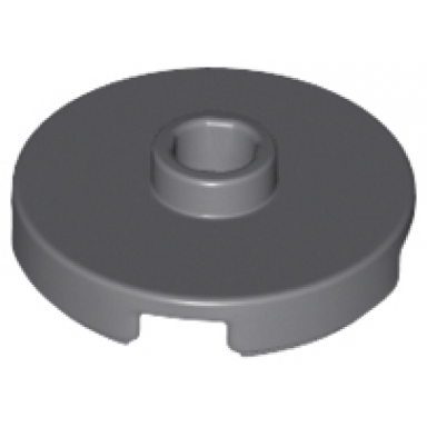 dark bluish gray tile round 2 x 2 with open stud
