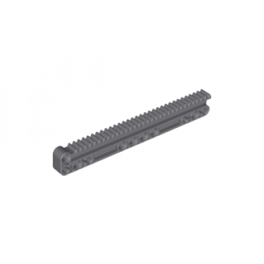 technic gear rack 1 x 14 x 2 with axle and pin holes