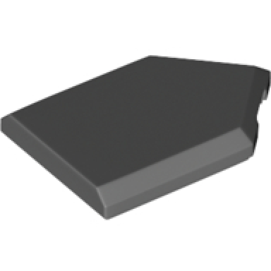 dark bluish gray tile modified 2 x 3 pentagonal